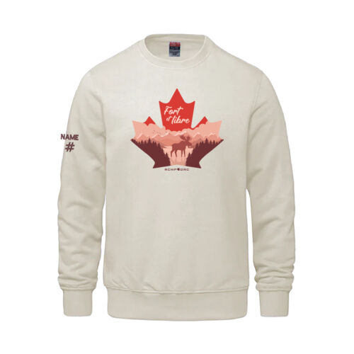 Vault Youth French Proudly Canadian Maple Leaf  Printed Crewneck Thumbnail