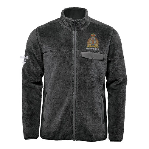 Bergen Men's Crest Embroidered Sherpa Fleece Jacket - Originally $149.99 Thumbnail