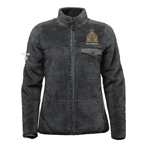 Bergen Women's Crest Embroidered Sherpa Fleece Jacket - Originally $149.99 Thumbnail