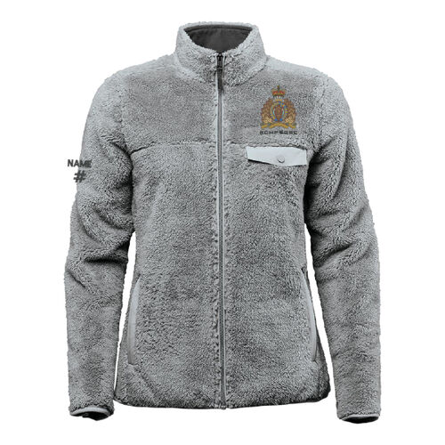Bergen Women's Crest Embroidered Sherpa Fleece Jacket - Originally $149.99 Thumbnail