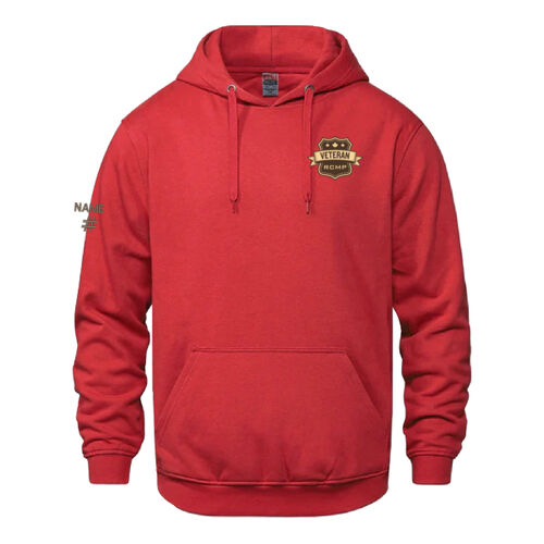 Vault Unisex Veteran Badge Printed Hoodie Thumbnail