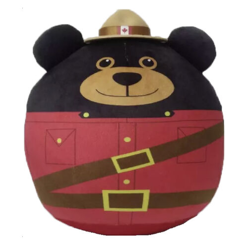 7" Cozy Critter Black Bear Stuffed Animal Thumbnail