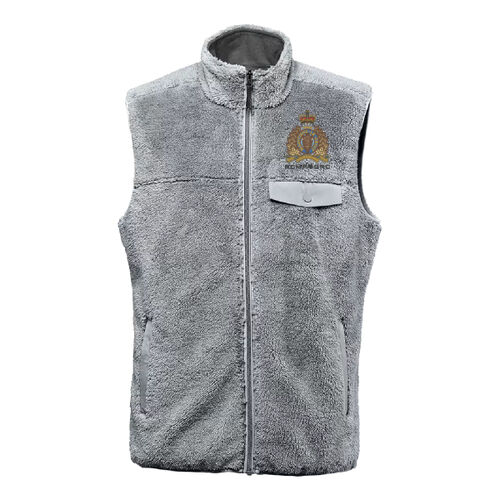 Bergen Men's Crest Embroidered Sherpa Fleece Vest - Originally $109.99 Thumbnail