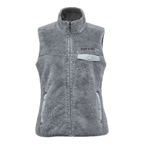 Bergen Women's RCMP/GRC Embroidered Sherpa Fleece Vest - Originally $109.99 Thumbnail