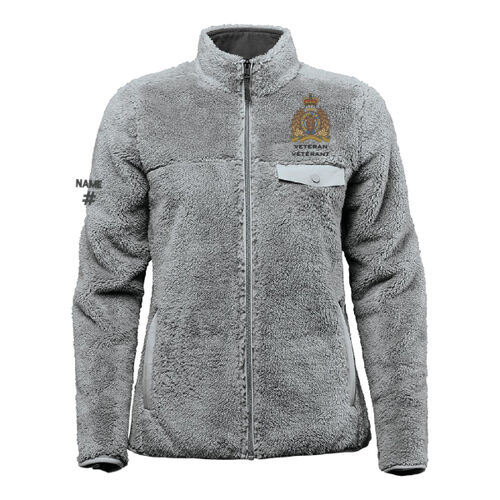 Bergen Women's Veteran Crest Embroidered Sherpa Fleece Jacket - Originally $149.99 Thumbnail