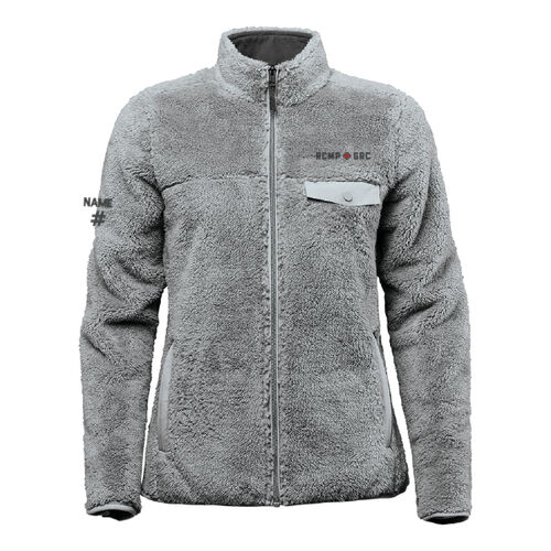 Bergen Women's RCMP/GRC Embroidered Sherpa Fleece Jacket - Originally $149.99 Thumbnail