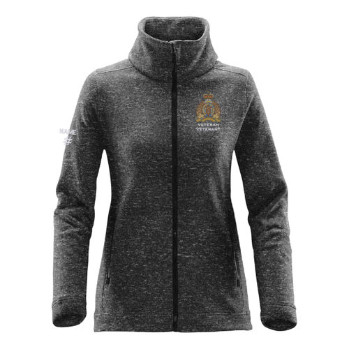 Tundra Women's Veteran Crest Embroidered Sweater Fleece Jacket - Originally $109.99 Thumbnail