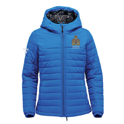 Nautilus Women's Veteran Crest Embroidered Quilted Hoodie - Originally $149.99 Thumbnail