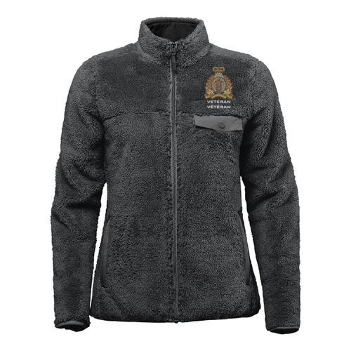 Bergen Women's Veteran Crest Embroidered Sherpa Fleece Jacket - Originally $149.99 Thumbnail