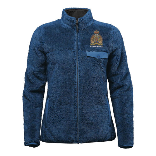 Bergen Women's Crest Embroidered Sherpa Fleece Jacket - Originally $149.99 Thumbnail