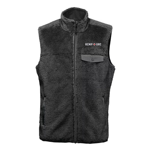 Bergen Men's RCMP/GRC Embroidered Sherpa Fleece Vest - Originally $109.99 Thumbnail