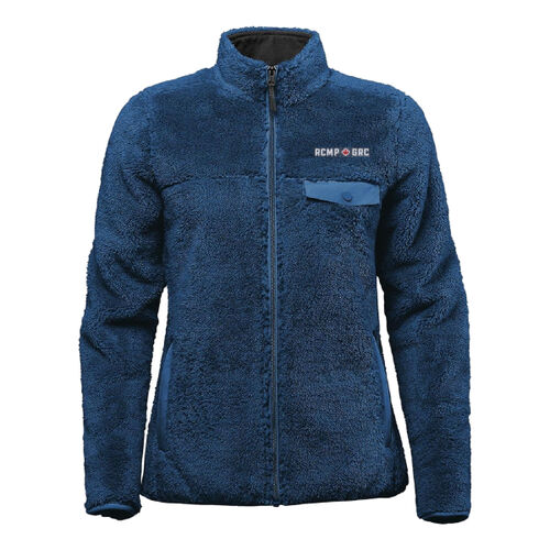 Bergen Women's RCMP/GRC Embroidered Sherpa Fleece Jacket - Originally $149.99 Thumbnail