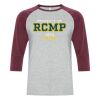 ATC0822 - EUROSPUN RING SPUN BASEBALL TEE Thumbnail